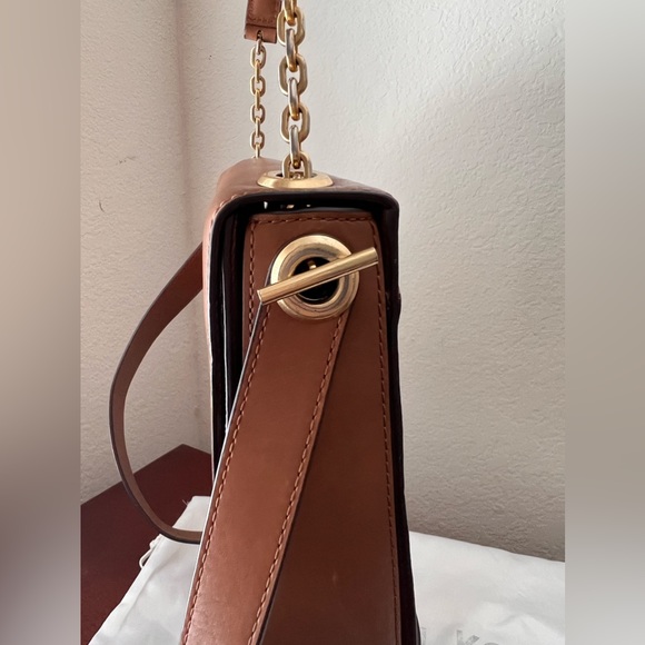 MICHAEL Michael Kors Brown & Tan Top Handle Logo Bag - Picture 5 of 11